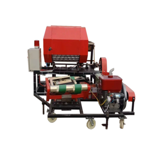 Full Automatic Electric Silage Baler Machine Pine Straw Baler for Sale