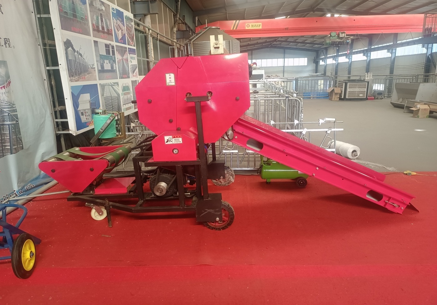 farmland widely used mini round hay baler for sale corn Silage baler wrapper