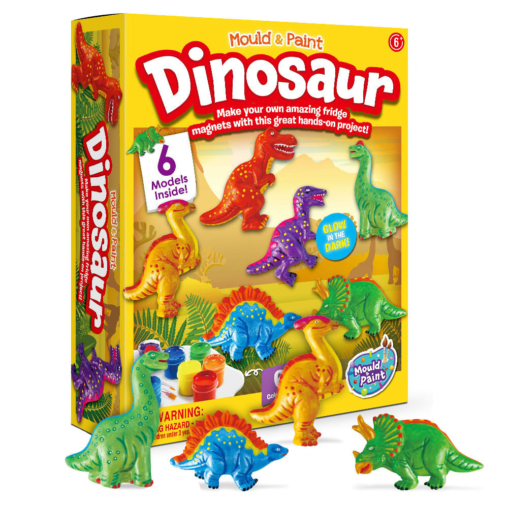 Funny Kids Education Toy DIY Art Crafts Kit Girls 3-14 Years Old Make Your Own Dinosaur Plaster Painting