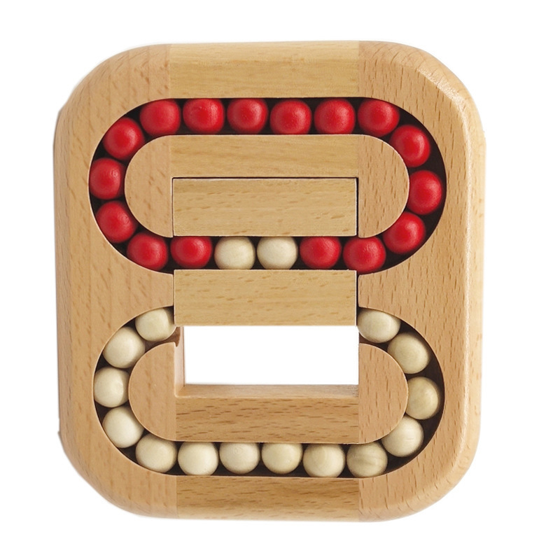 Creative Student Kids Wooden Education Puzzle Toys Wood Intelligence Maze Ball Unlock Kong Ming Lock Puzzle Toy