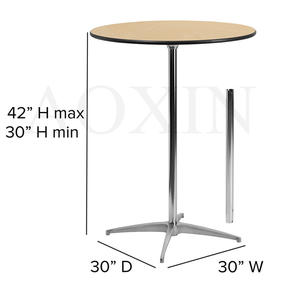 wood cocktail table,bar table,club table