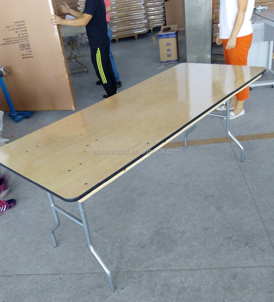 18mm thickness table top Strong plywood big lots folding table