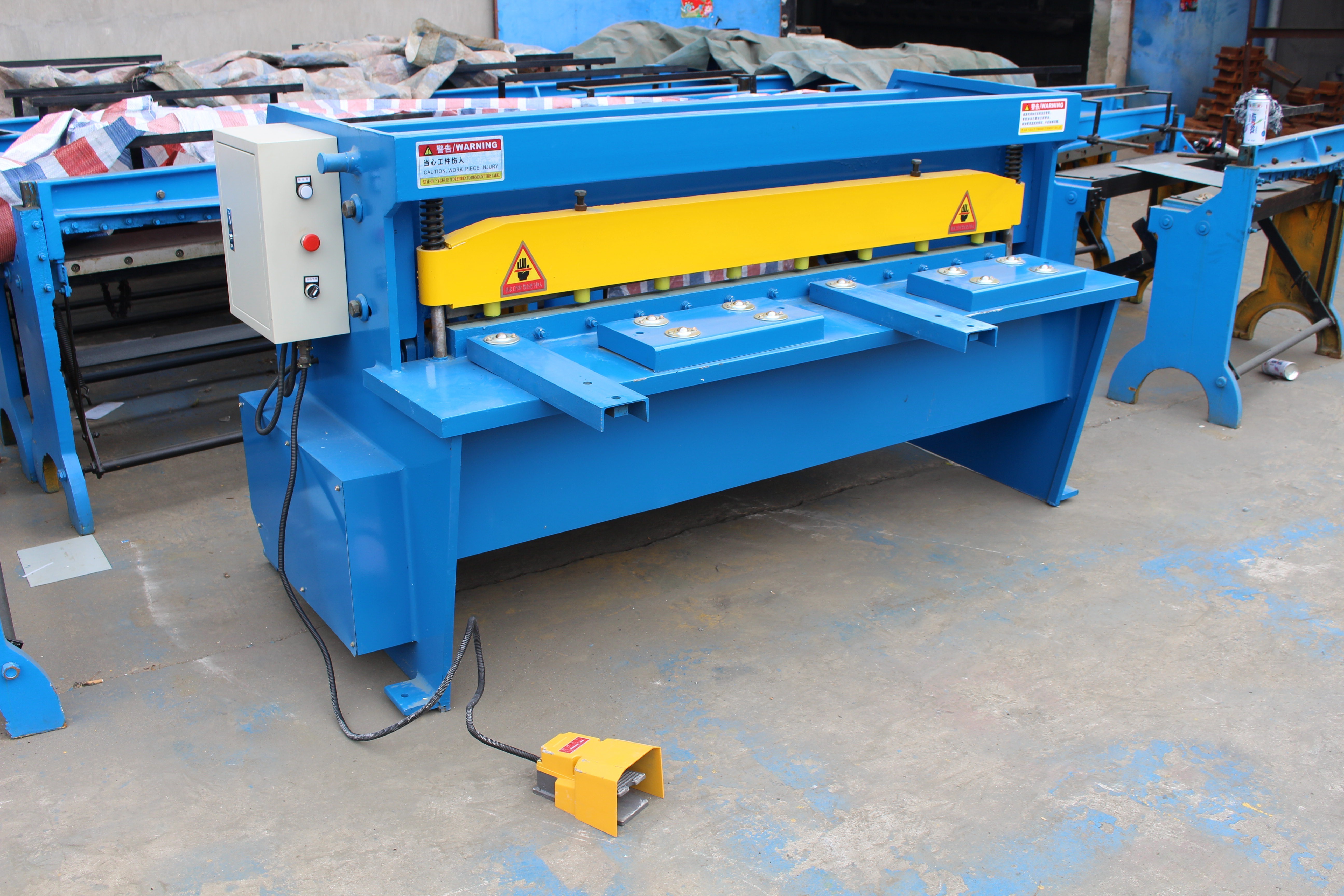 manual sheet metal cutting machine electric shearing machine