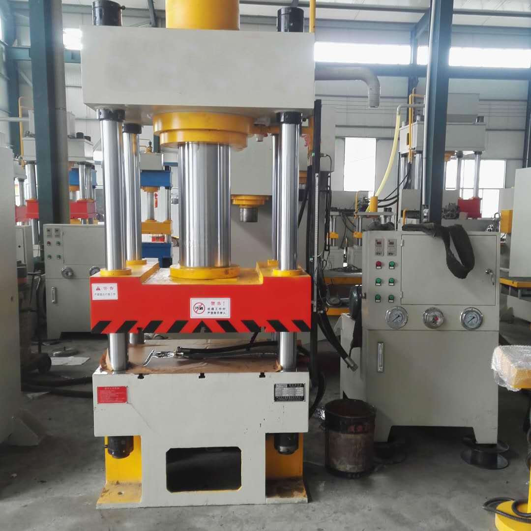 4 Column Aluminium SS Steel Pot Hydraulic Press, Metal Steel Stamping Stretching Press Machine for Pressure Cooker Forming