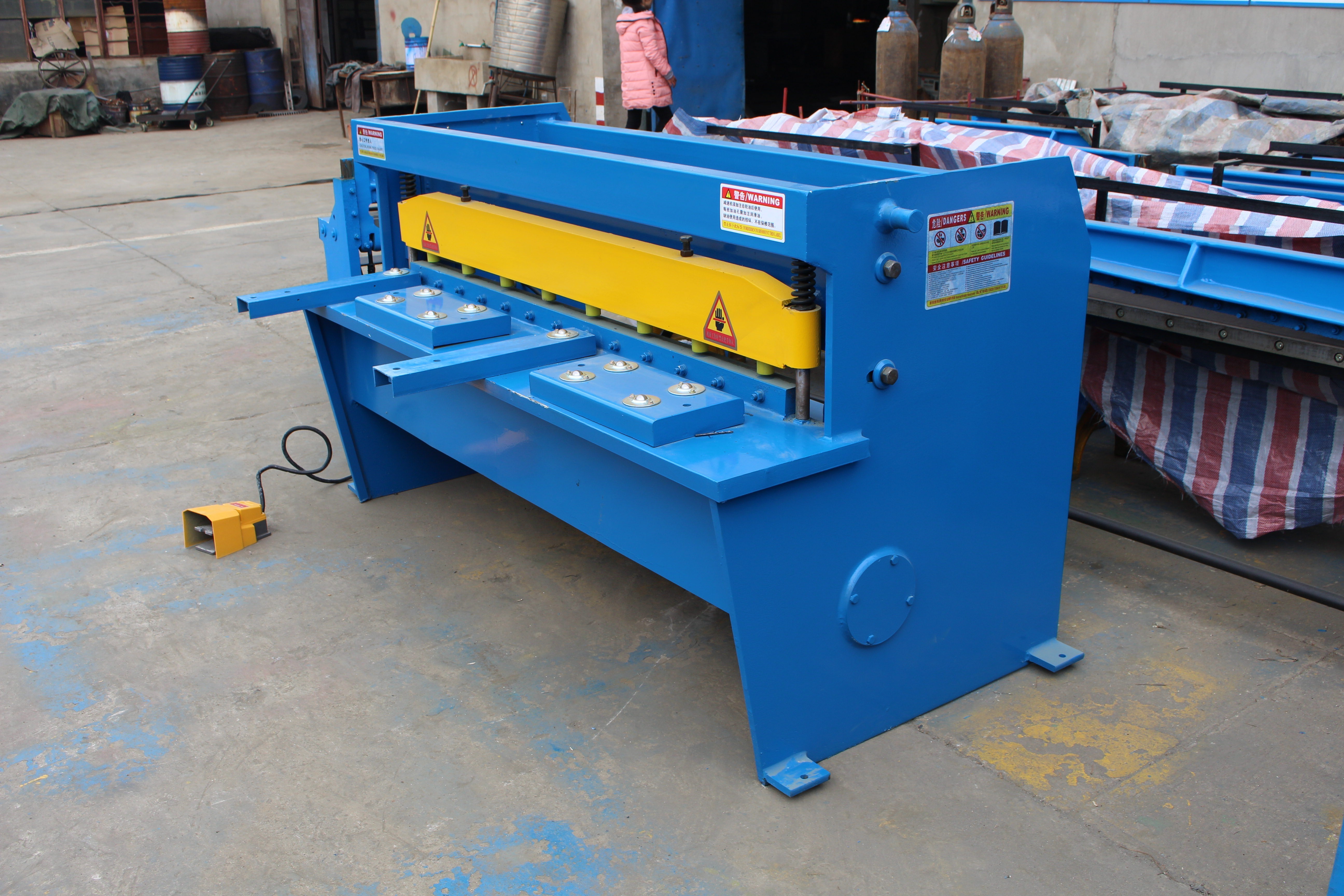 manual sheet metal cutting machine electric shearing machine