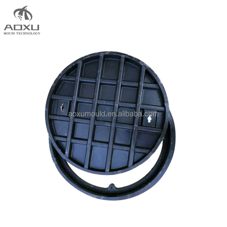 High Qualoty Customized SMC Compression Mold Factory FRP Round Manhole Cover Mould