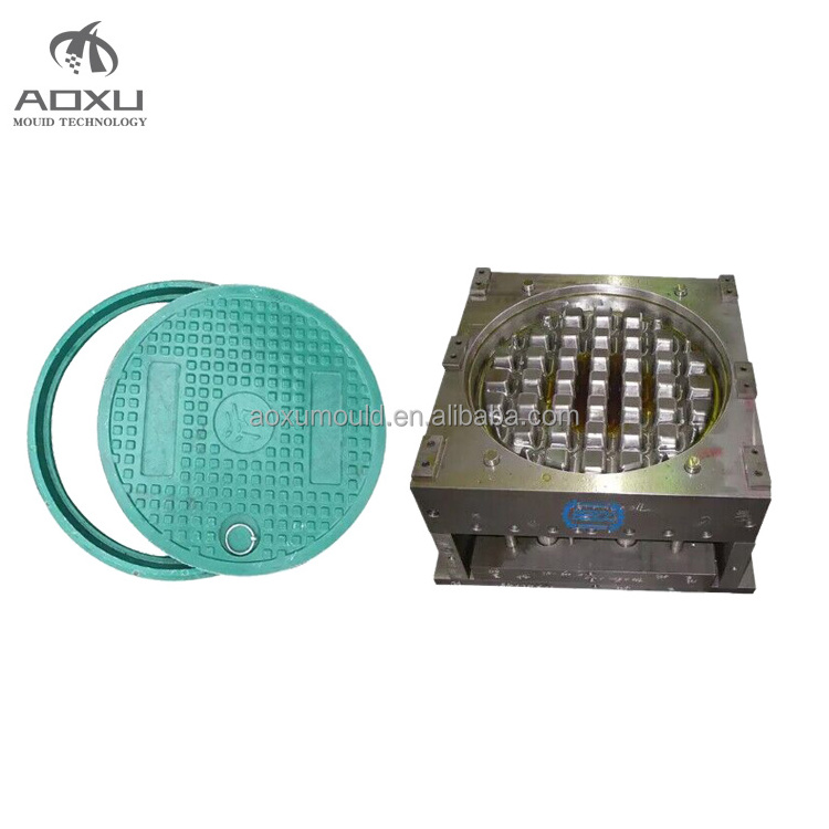 High Qualoty Customized SMC Compression Mold Factory FRP Round Manhole Cover Mould