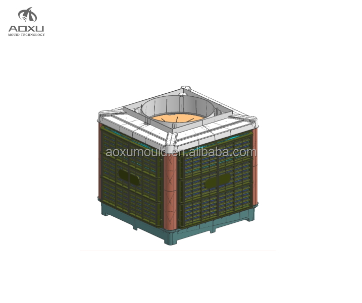 Plastic Injection Top Discharge Duct Air cooler Mould