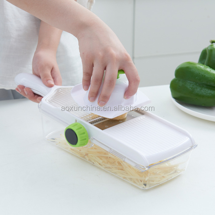 Hand Operated Vegetable Mandoline Slicer Veggie Chopper, Food Chopper Onion Cutter Vegetable Slicer