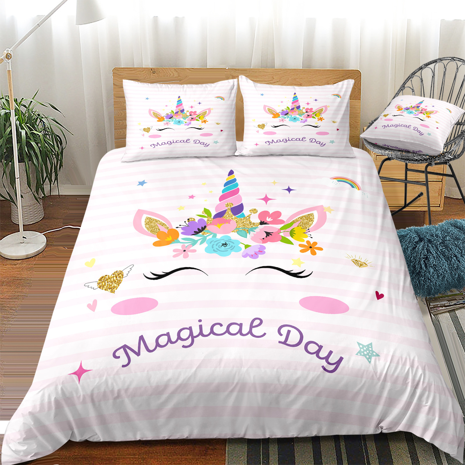 Super Soft Printed Comforter Sets for Kids Bedding Accessories