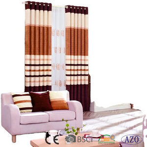 Patchwork Home textile wholesale blackout type jacquard curtains for living room