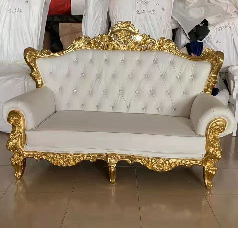 luxury  Wedding Sofa Royal Throne Chair for Banquets Parties Outdoor Events Hotel Furniture