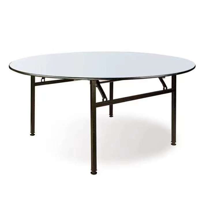 Modern Round  Folding Banquet Table    for Events Parties Bars Hotels Apartments