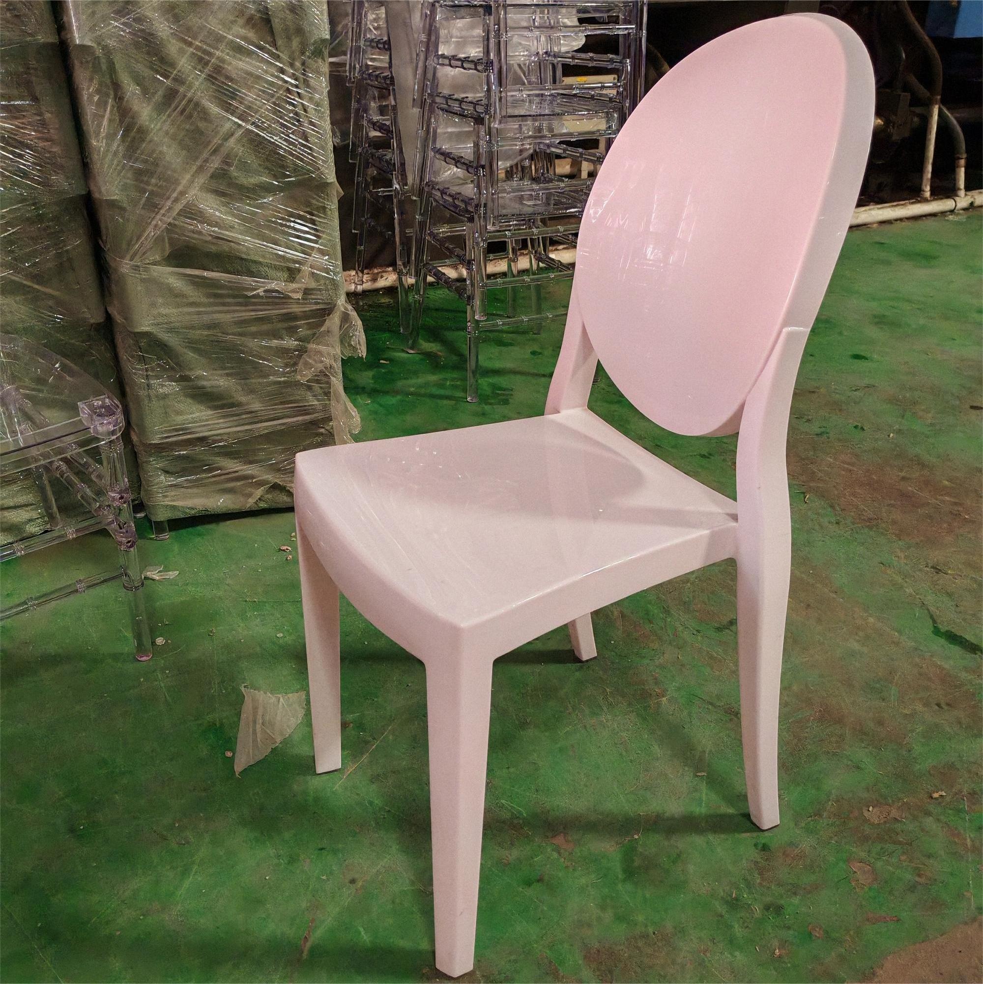 White  resin Ghost Chair for indoor and Outdoor wedding event party