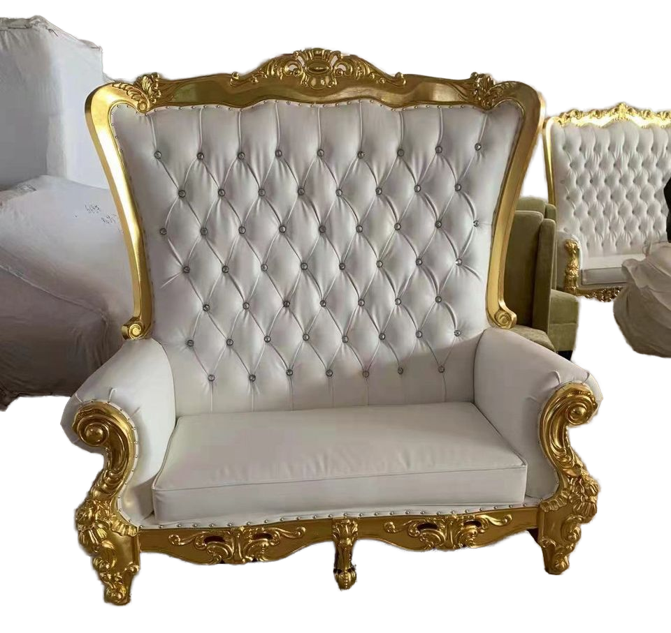 luxury  Wedding Sofa Royal Throne Chair for Banquets Parties Outdoor Events Hotel Furniture