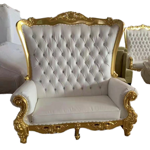 luxury  Wedding Sofa Royal Throne Chair for Banquets Parties Outdoor Events Hotel Furniture