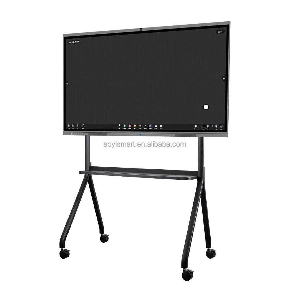 65 75 85 100 inch smart board IR touch interactive whiteboard 4K electronic LCD touch tv for classroom