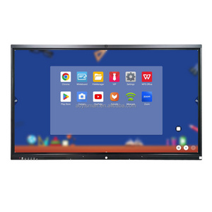 65 75 85 100 inch smart board IR touch interactive whiteboard 4K electronic LCD touch tv for classroom