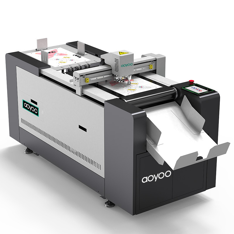 aoyoo -0604pas birthday card cutter business card printer and cutter machine