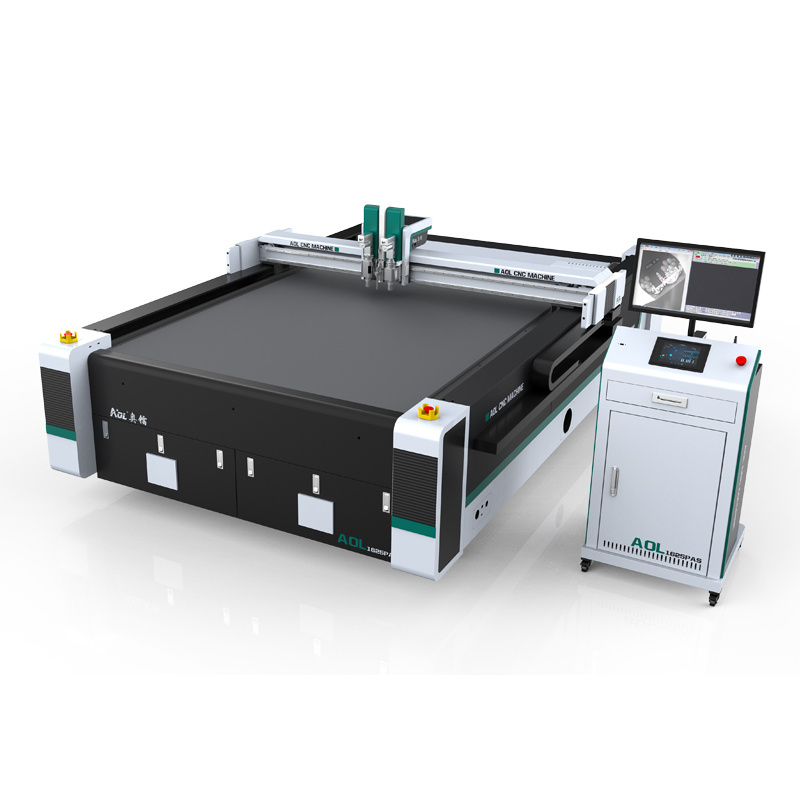 AOYOO Support video cutting of sample material cnc automatic knife carpet clothing gauze cutting machine with 3 years warranty