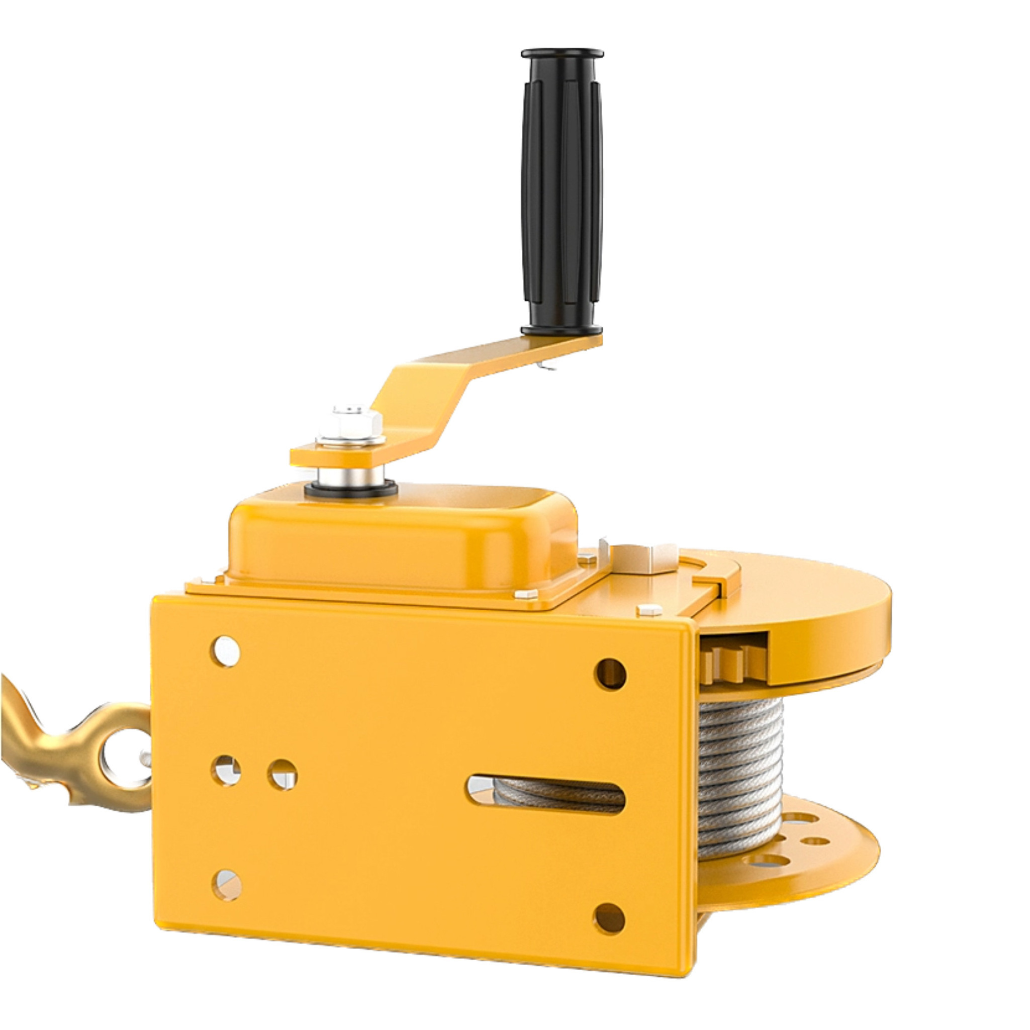 Superior Manual Hand Winch 3000 kg Quality Primacy Manual Horizontal Gear Hand Winch Serviceable Hand Winch