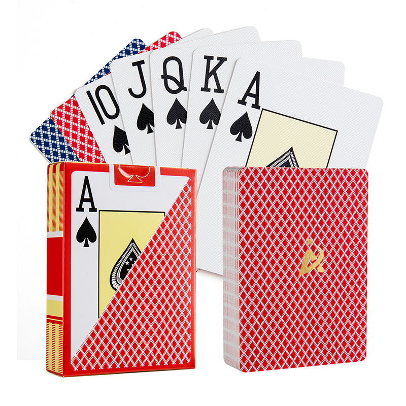 AYPC Custom Design High Quality PVC Poker Game Card Box Plastic Board Games Casino Playing Cards Printer