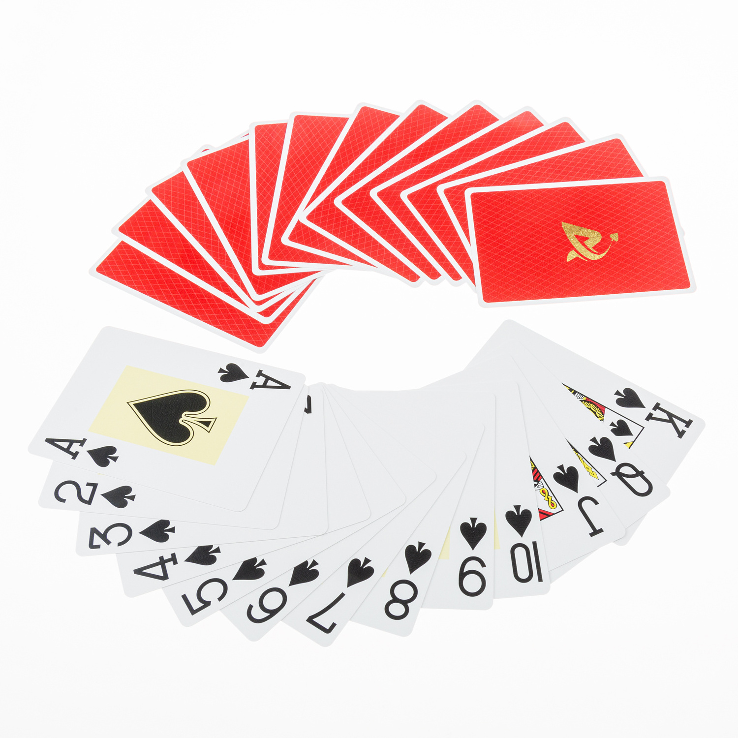 AYPC CUSTOM LOGO PVC Plastic Waterproof Big Number Classic board game Card Fun Poker Playing Cards Advertising Box