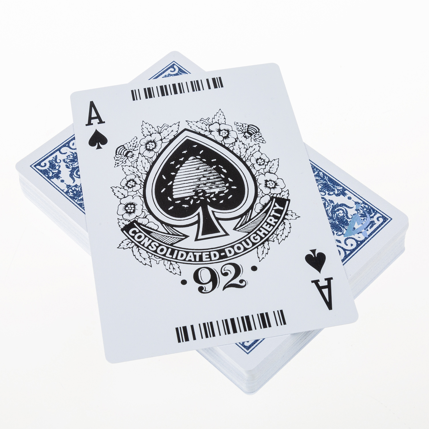 AYPC Wholesale PVC 100% Plastic Luxury Large Poker Card Game UV Printing Bar QR code Huge Poker Size Case Big Size Playing Card