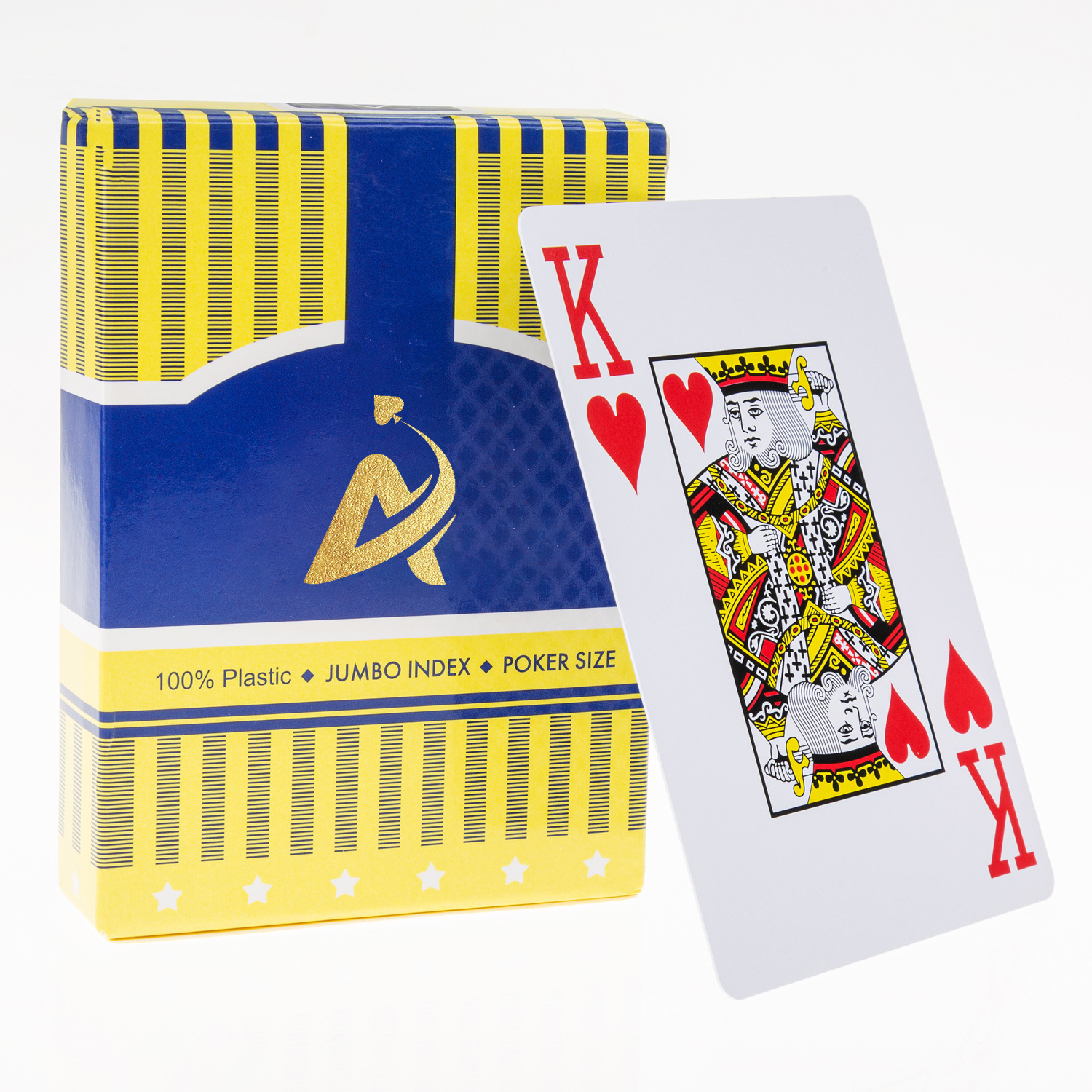 AYPC Custom Design High Quality PVC Poker Game Card Box Plastic Board Games Casino Playing Cards Printer