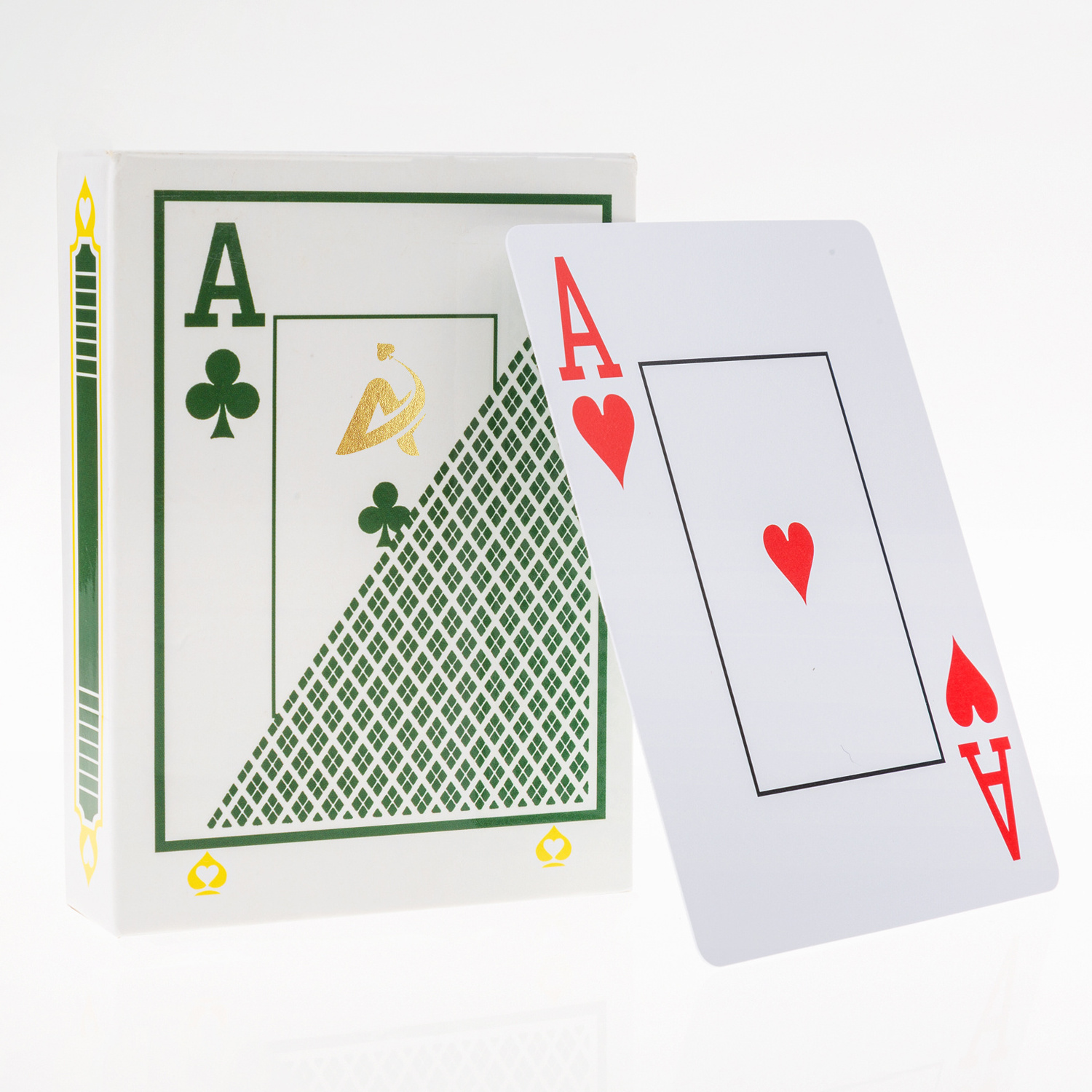 AYPC Custom Design High Quality PVC Poker Game Card Box Plastic Board Games Casino Playing Cards Printer