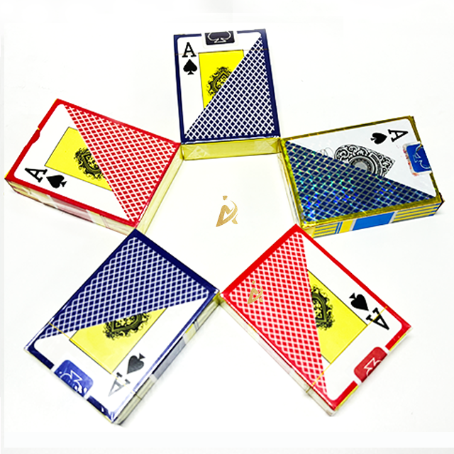 AYPC  High Quality Plastic Waterproof Custom Design Logo printing Poker Playing Cards Board Games Cards Classical Recyclable