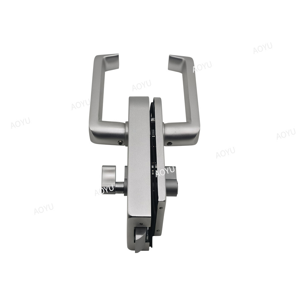 Durable Aluminum Alloy Frameless Sliding Door Central Glass Door Lock