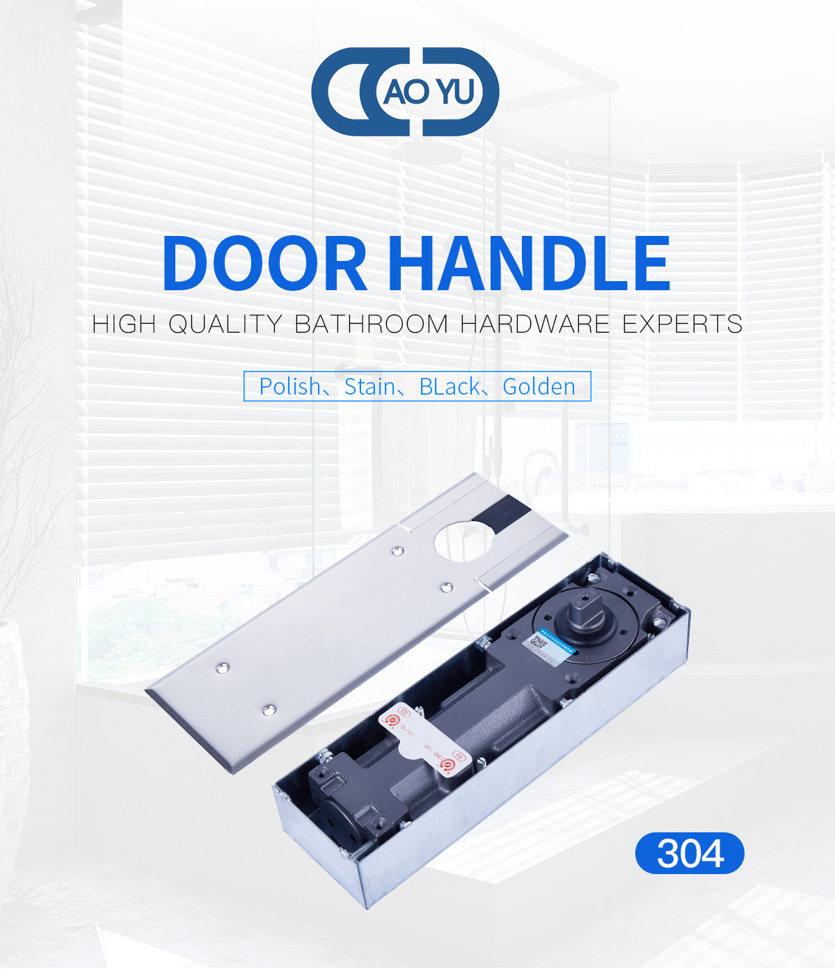 Two Speed Adjusted 120KG Floor Hinge double cylinder hydraulic speedy floor spring bearing concealed door closer