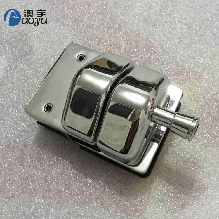 High quality 316 stainless steel glass to glass 180 degree glass door pool fence latch