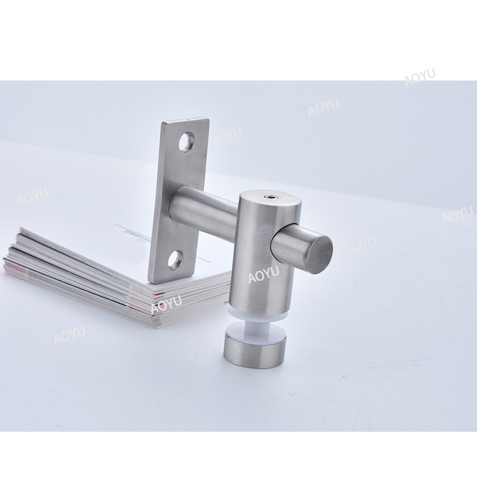 Aoyu Easy Mounting Stainless steel Round Base anti-oxidation outdoor glass stair railing bracket