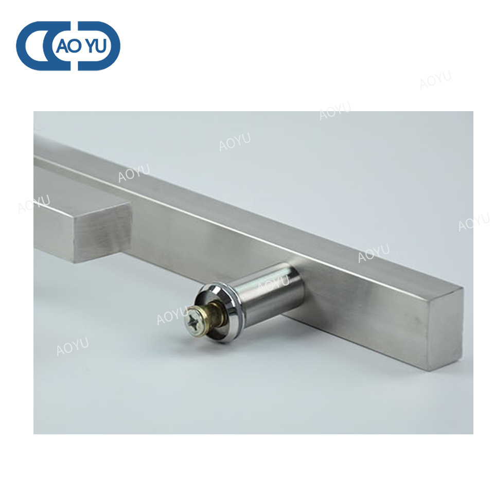 Aoyu metal stainless steel toilet bathroom shower room H - type pull - push sliding glass door handle