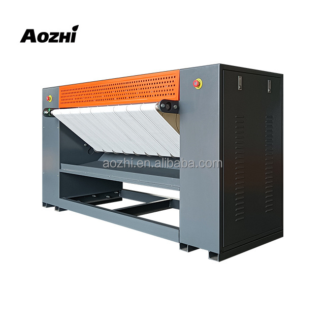 1600mm ironing  width Commercial Bedsheet Linen Flatwork Press machine  Folding industrial Ironing Machine ironer