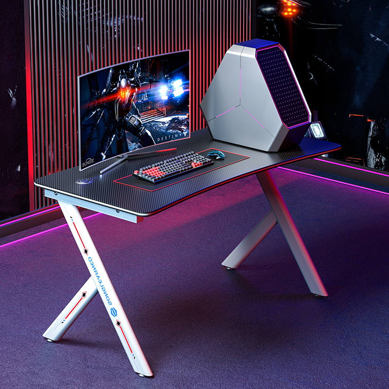 Gamer Desk Office Modern black Mesa Gaming Table Computer Desk