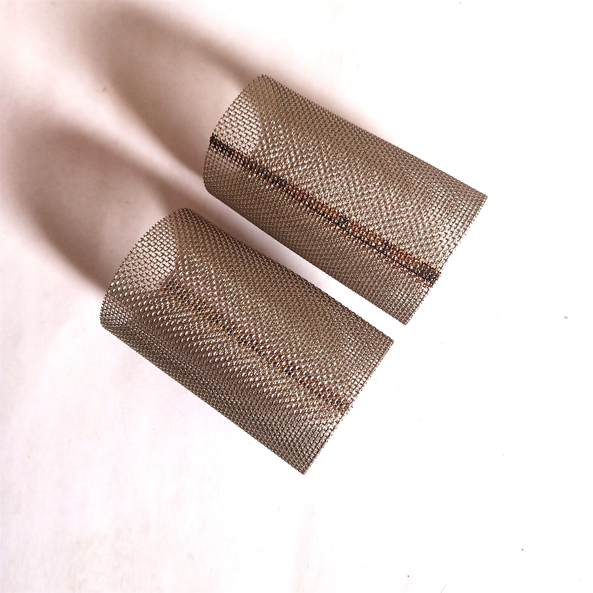 Stainless steel perforated metal mesh screen filter pipe tube