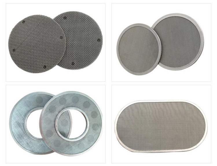 Stainless Steel SS304 316  Multilayer Wire Mesh Screen Pack Filter Disc for Filament Spinning