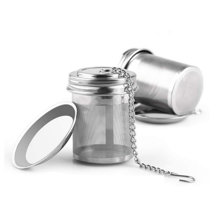 In stock food grade Stainless Steel Tea Infuser Tea Strainer with chain