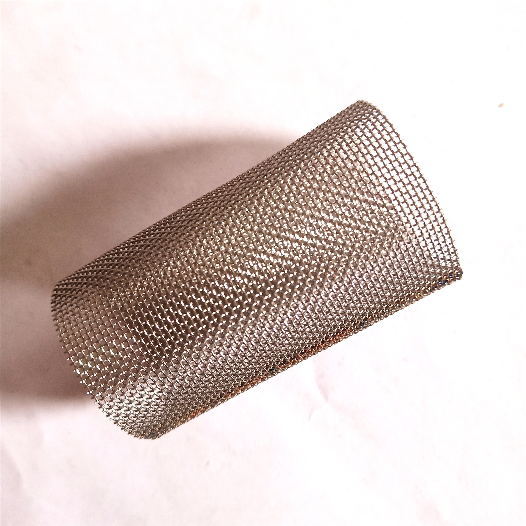 Stainless steel perforated metal mesh screen filter pipe tube