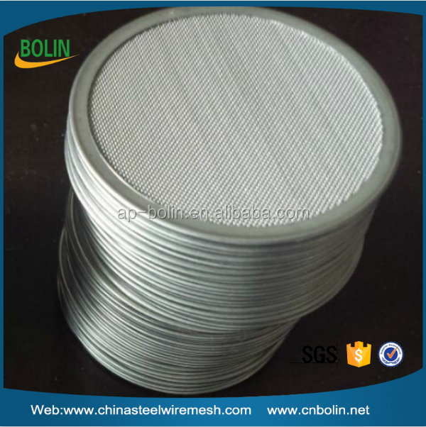 40 micron 70 micron 100 micron stainless steel mesh round disc filter