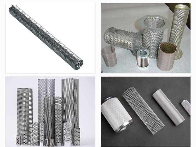 100 150 300 500 micron stainless steel wire mesh screen cylinder filter mesh tube