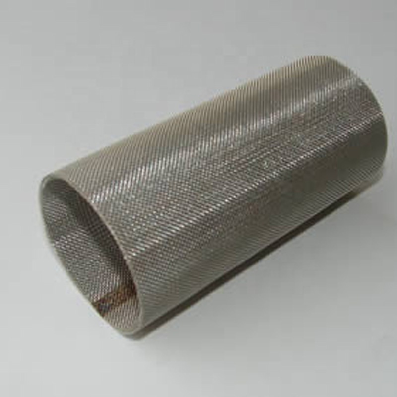 100 300 500 750 Micron Stainless Steel Wire Mesh Tube Filter Cylinder