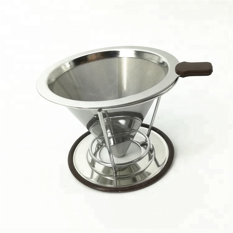 Reusable Coffee Making Tools Stainless Steel Coffee Dripper Coffee Filter