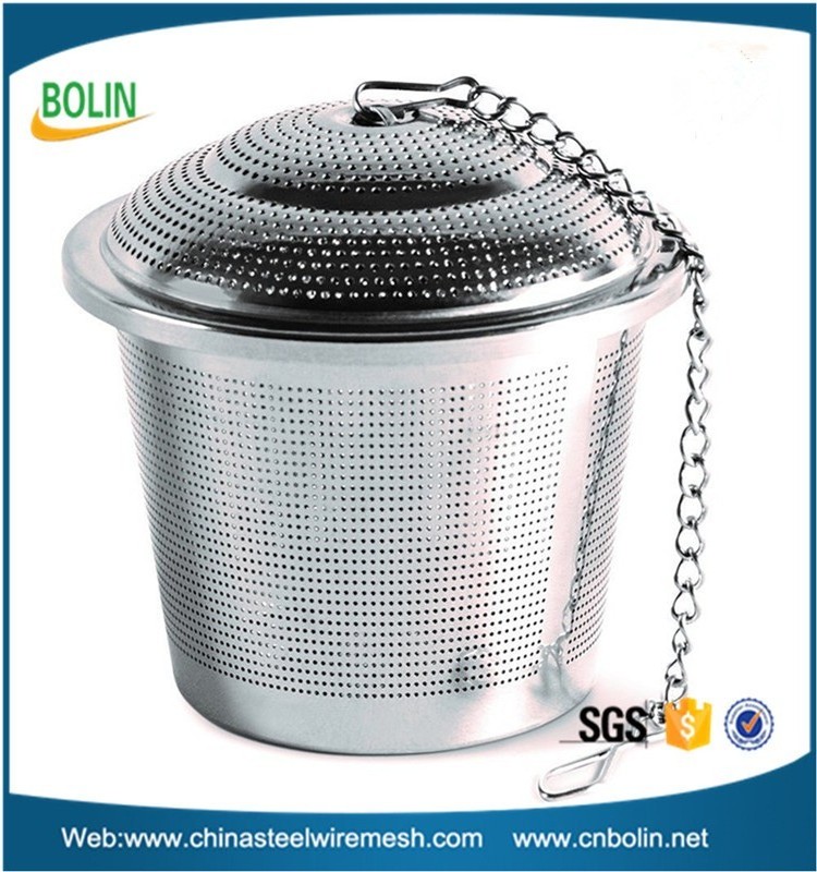 Food grade stainless steel wire mesh dome shape tea filter infuser