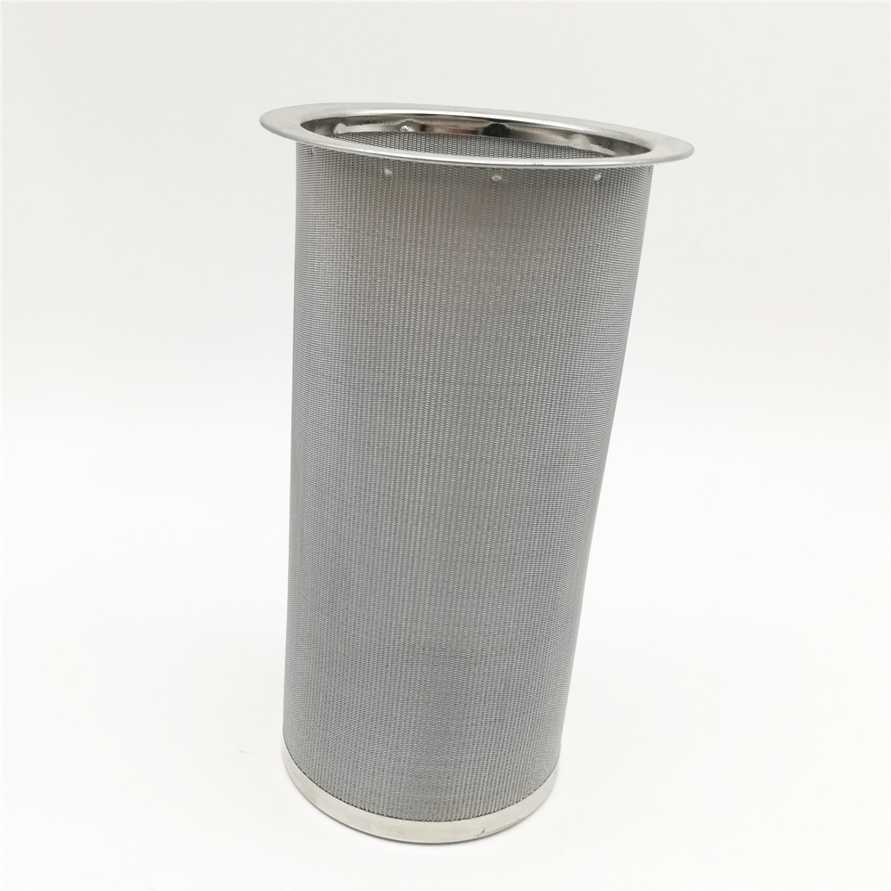 Fine 50 80 100 micron stainless steel mesh cold brew coffee filter basket