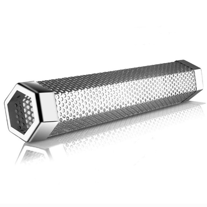 304 316 316L Hexagonal Stainless Steel Grill Pellet Perforated Smoker Tube