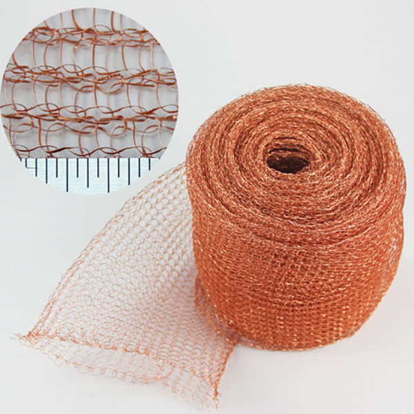 5 inch 20 ft Copper Wire Mesh Roll for Rodent and Bird Control